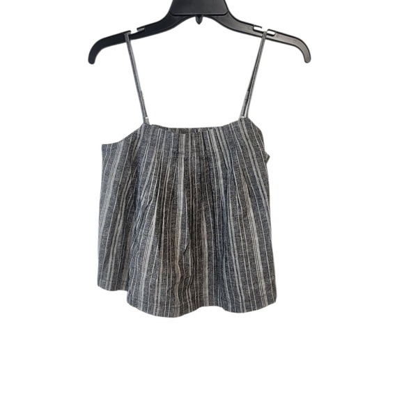 Outerknown 2/1 Blue and gray  Striped Cami Top XS Womens‎ Sleeveless Tank Summer - Picture 6 of 6